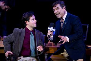 Brian Sills as Joel Benjamin and Phil Nicol as Mandy Dinkleman Photo