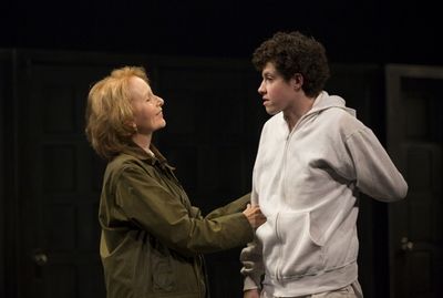 Kate Burton (Hapgood) and Adam Langdon (Joe) Photo