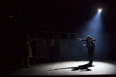Kate Burton (Hapgood) and Euan Morton (Ridley) Photo