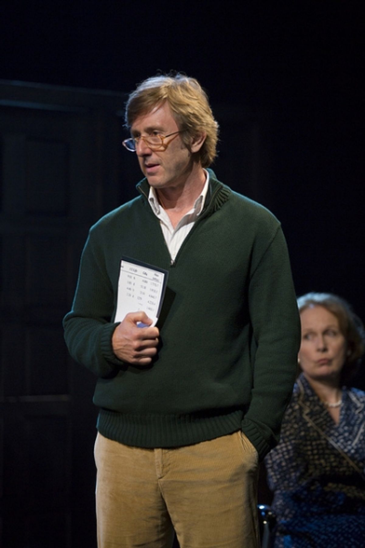 Jake Weber (Kerner) and Kate Burton (Hapgood) at 