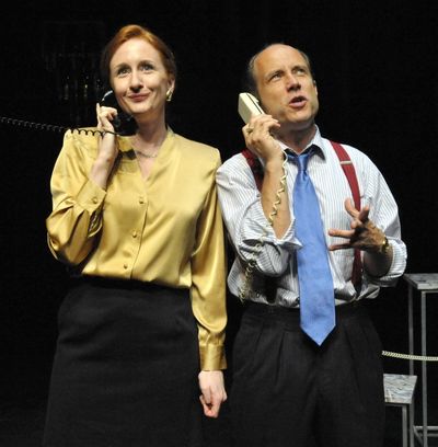 Megan Byrne as Marylou Baines and Alex Draper as Billy Corman
 Photo
