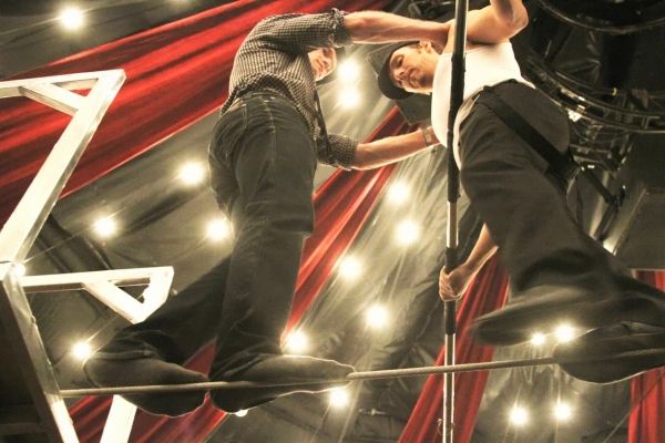 Photo Flash: Neil Patrick Harris Walks the High Wire at ABSINTHE in Las Vegas!  Image