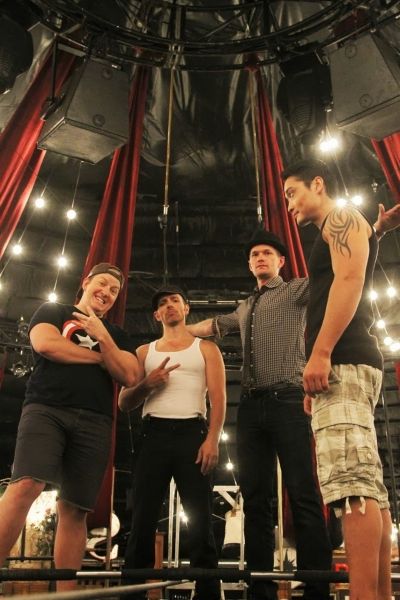 Photo Flash: Neil Patrick Harris Walks the High Wire at ABSINTHE in Las Vegas!  Image