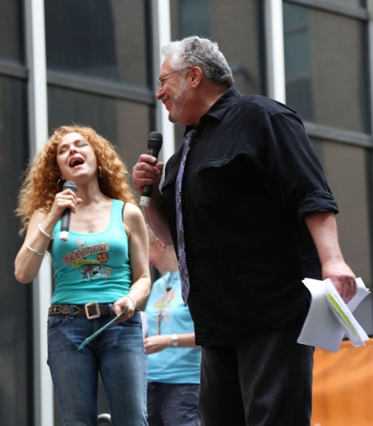 Bernadette Peters and Harvey Fierstein at 