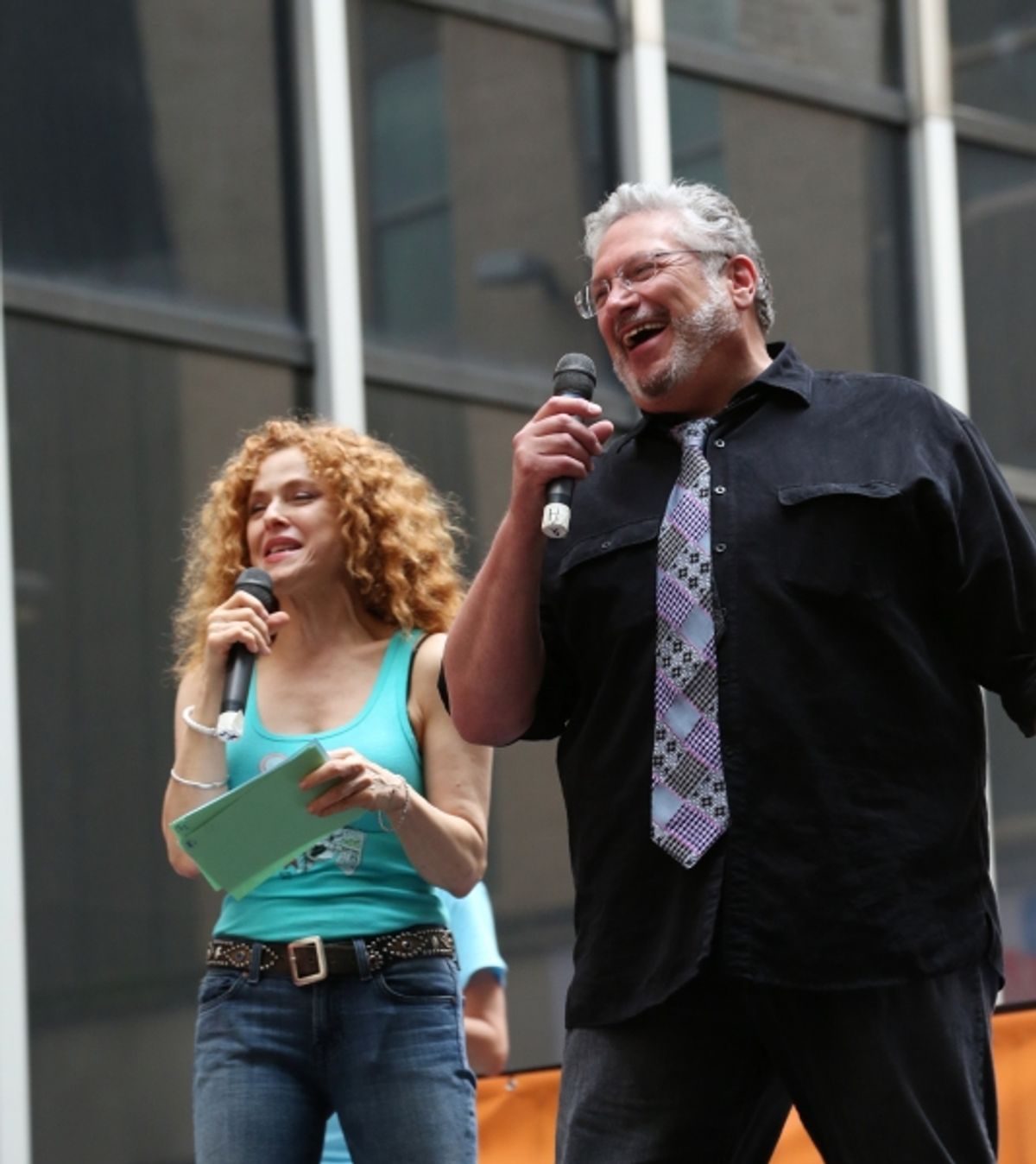 Bernadette Peters and Harvey Fierstein at 
