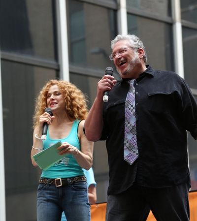Bernadette Peters and Harvey Fierstein Photo