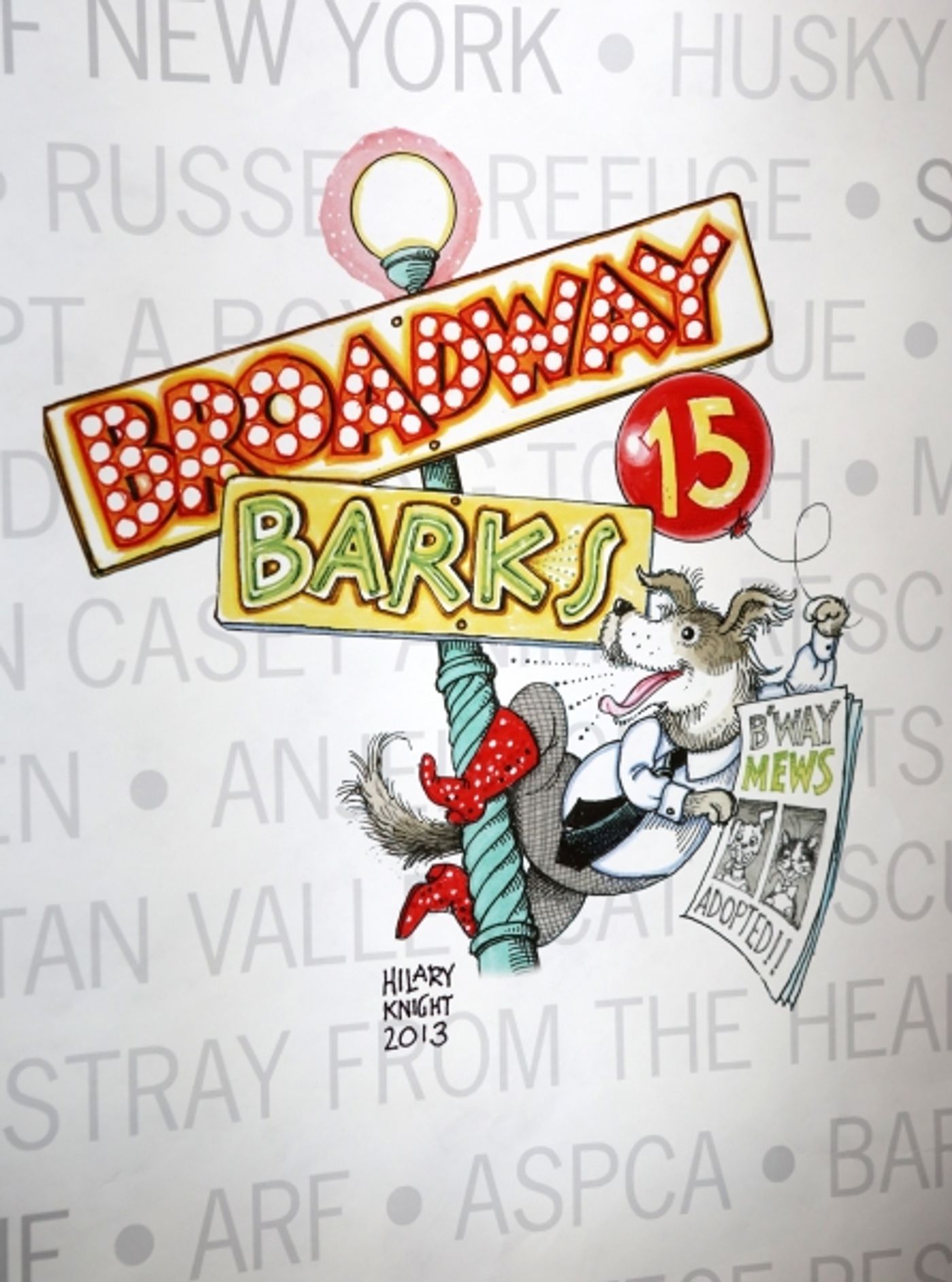 Photo Coverage: Inside the Adoption Presentation at BROADWAY BARKS 15! Image