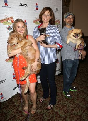 Liesel Allen Yeager, Sigourney Weaver and David Hyde Pierce Photo