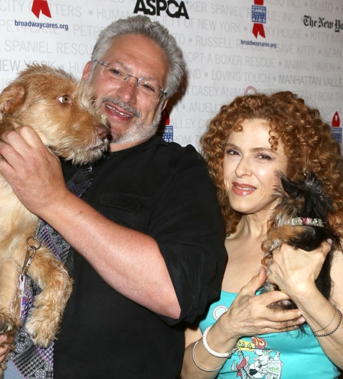 Harvey Fierstein and Bernadette Peters at 