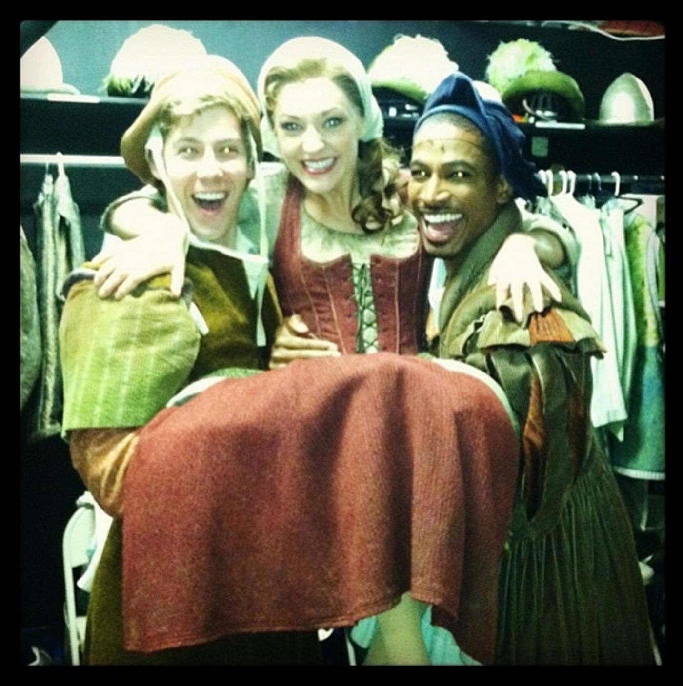 Photo Flash: Saturday Intermission Pics, July 13, Part 2 - CINDERELLA's Laura Osnes Gets a Lift, MATILDA, THE JUNGLE BOOK & More!  Image