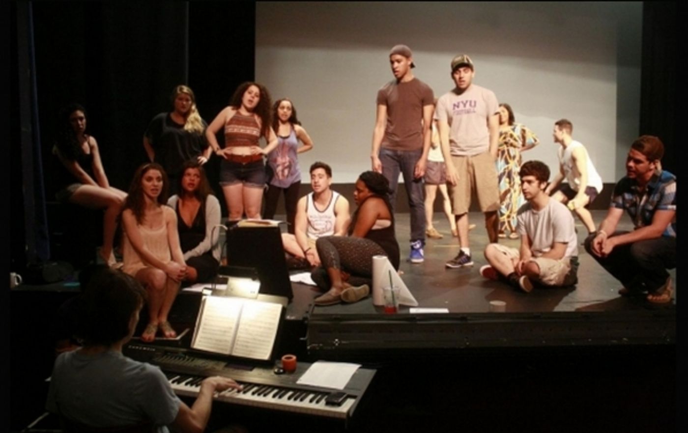 Photo Flash: Cast of BARE in Rehearsal for White Plains Performing Arts Center  Image