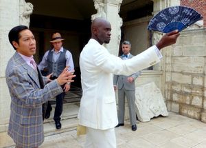 Feodor Chin as Cecil Graham, Brian Slaten as Lord Darlington, Owiso Odera as Lord Win Photo