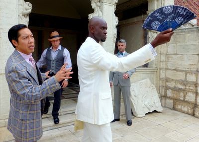 Feodor Chin as Cecil Graham, Brian Slaten as Lord Darlington, Owiso Odera as Lord Win Photo