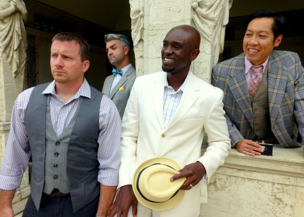 Brian Slaten as Lord Darlington, Peter Wylie as Lord Augustus, Owiso Odera as Lord Wi Photo