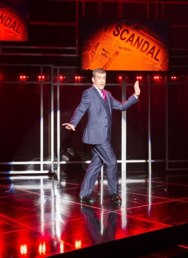 Richard Riddle (Bobby Smith) taps his way through a song Photo