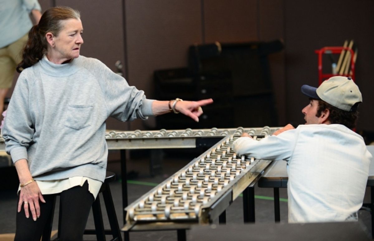 Arlyene(Nancy E. Carroll) and Porker (Thomas Philip O''Neill) at 