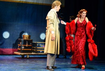 John Bolton (Dr. Frankenstein), Lesley McKinnell (Elizabeth) Photo