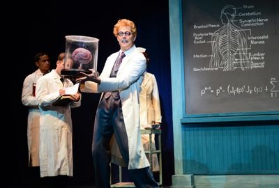Lawrence Fernandez, Jeffrey Scott Stevens (Mr. Hendershot), John Bolton (Dr. Frankens Photo