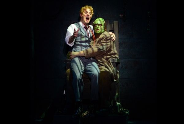 John Bolton (Dr. Frankenstein), Bradley Nacht (The Monster) Photo