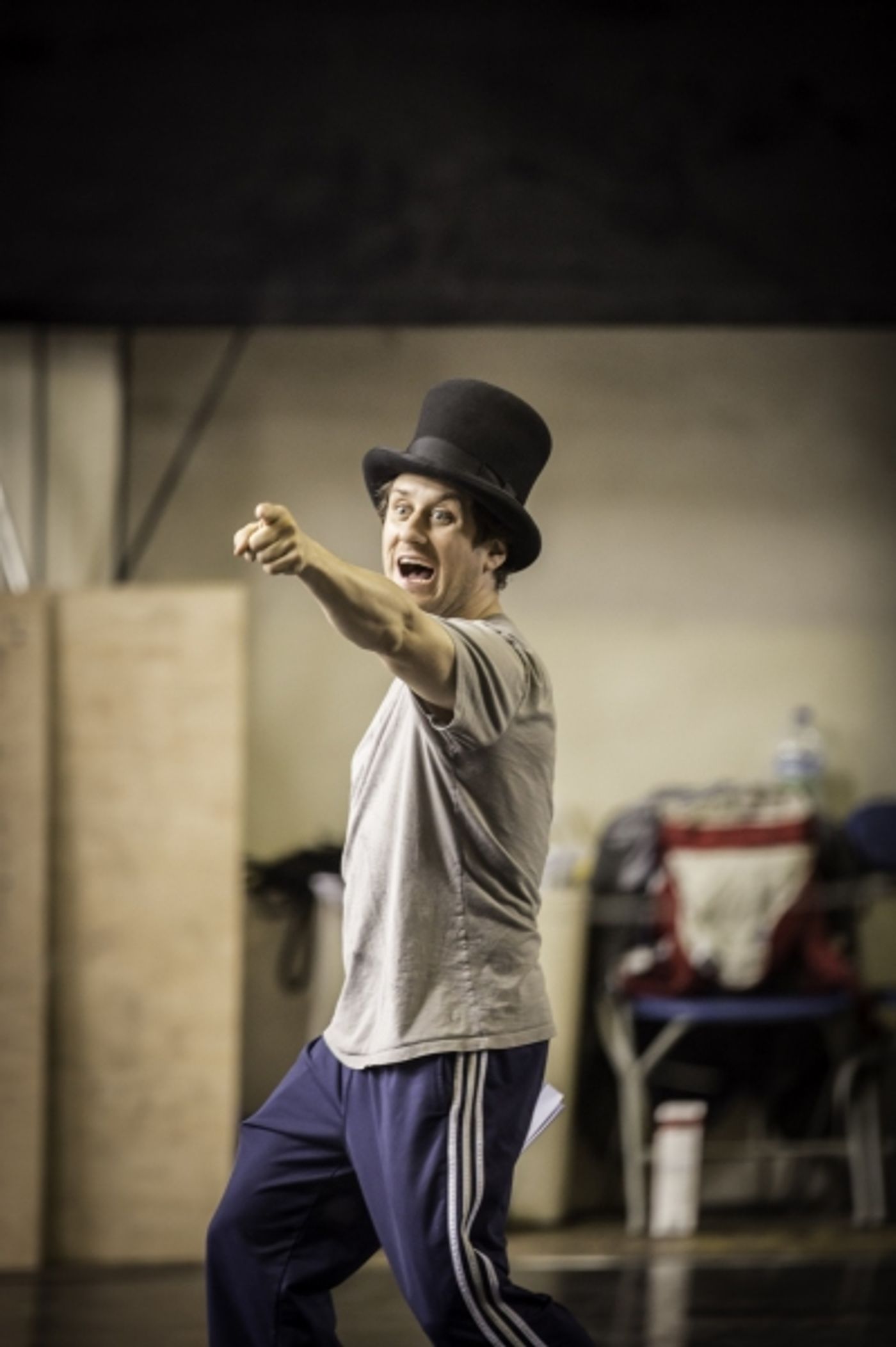 Photo Coverage: Fitzgerald And Carroll In Rehearsal For BARNUM!  Image