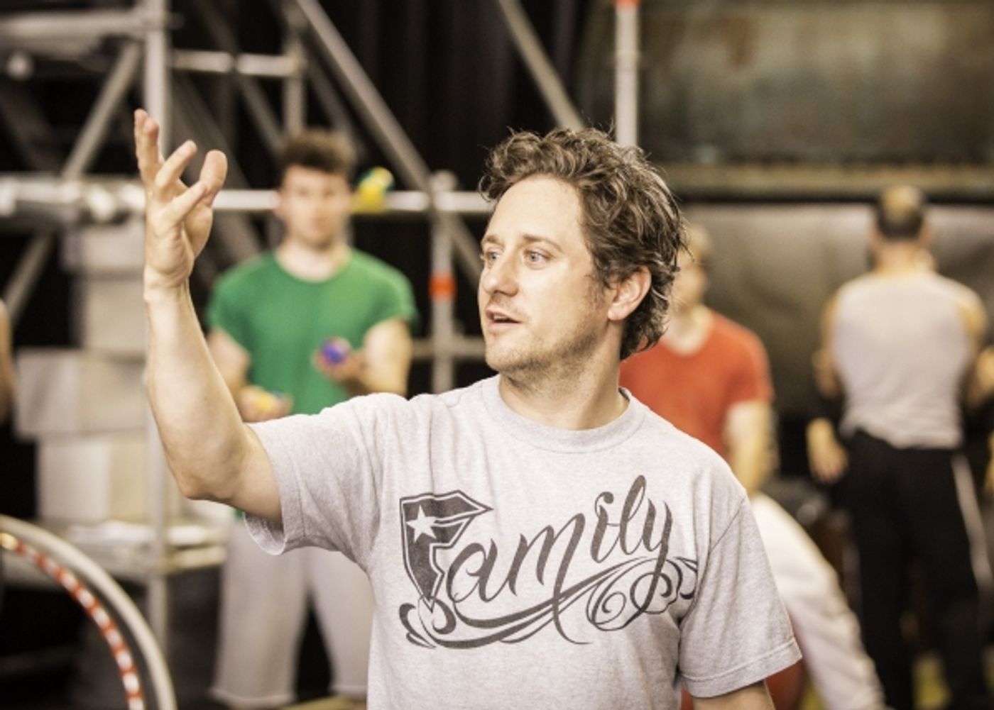 Photo Coverage: Fitzgerald And Carroll In Rehearsal For BARNUM!  Image