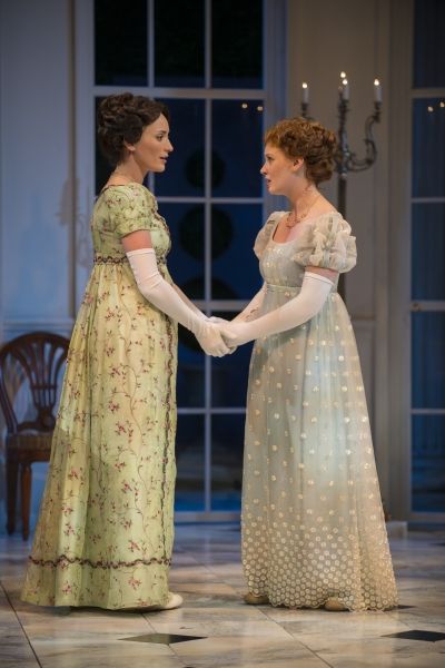Christine Weber (Jane) and Ashley Rose Montondo (Elizabeth Bennet) Photo