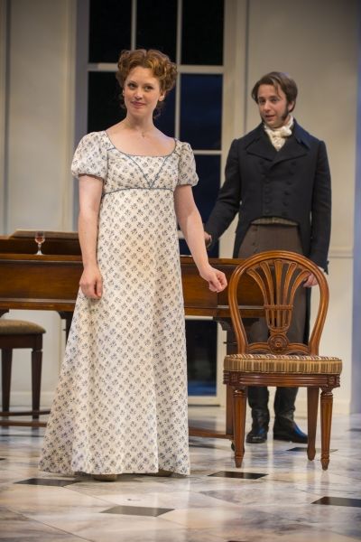 Ashley Rose Montondo (Elizabeth Bennet) and Vincent Kartheiser (Fitzwilliam Darcy) Photo