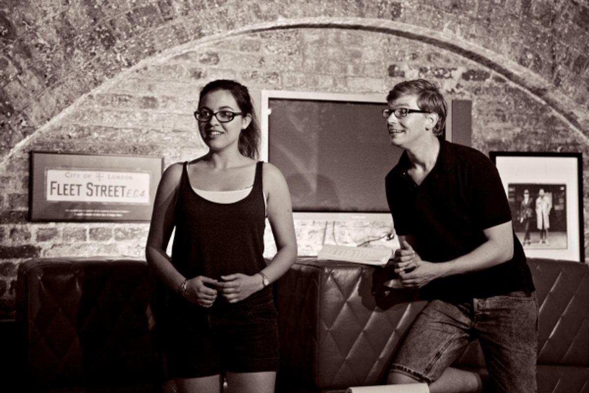 Emma Harrold (Luisa) & James Irving (Matt) at 