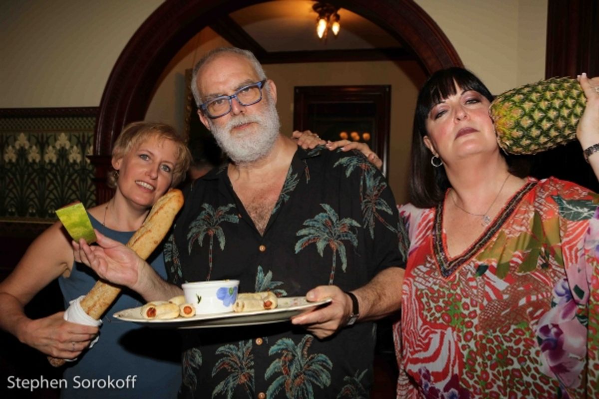 Liz Callaway, William Finn, Ann Hampton Callaway at 