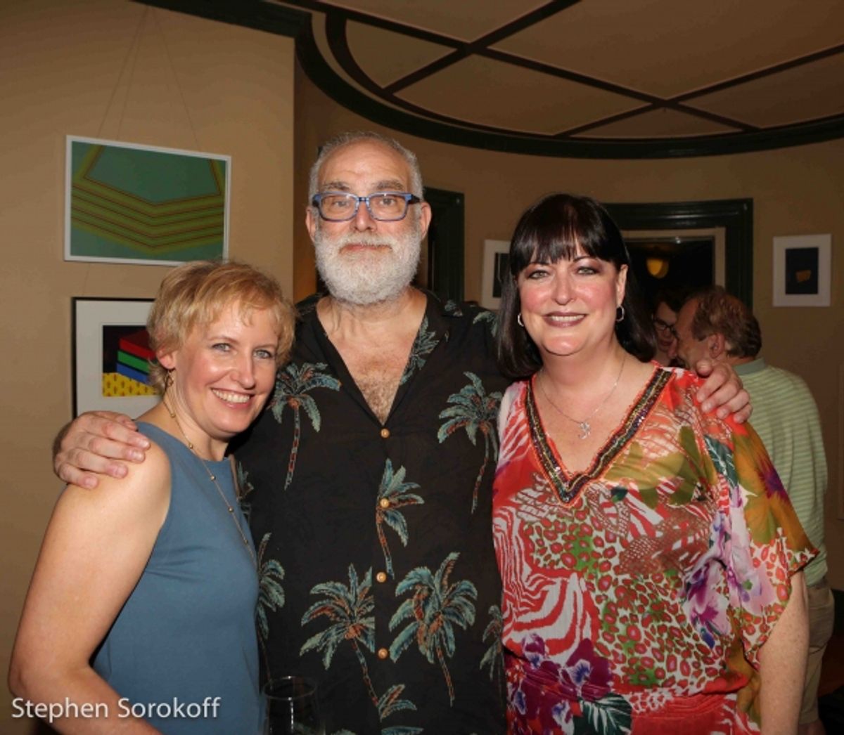 Liz Callaway, William Finn, Ann Hampton Callaway at 
