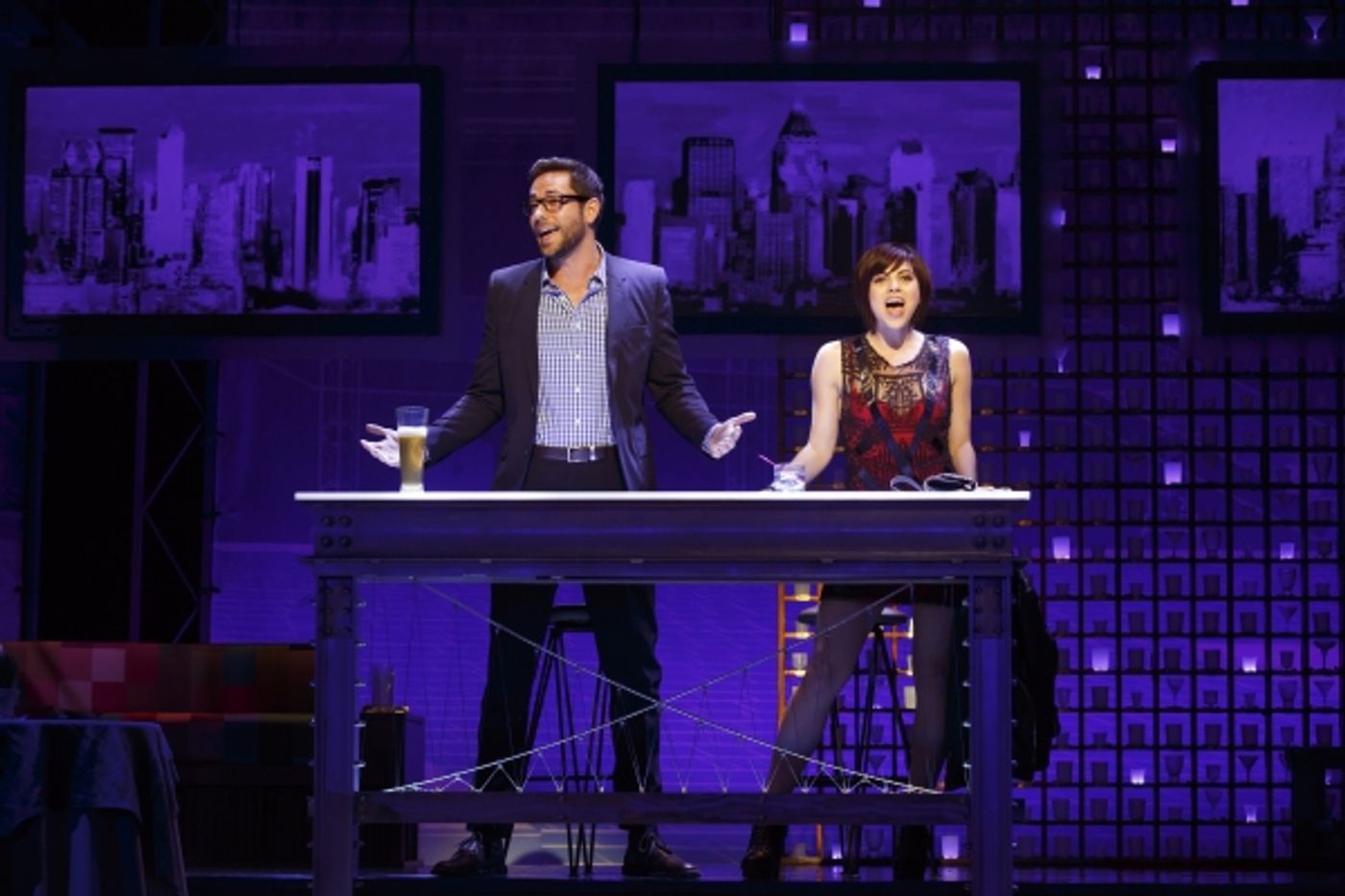 Photo Flash: First Look at Zachary Levi, Krysta Rodriguez & More in FIRST DATE on Broadway! Image