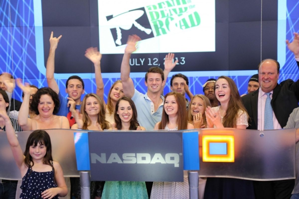 The BEND IN THE ROAD Company at NASDAQ at NYMF's BEND IN THE ROAD Company Rings NASDAQ Closing Bell