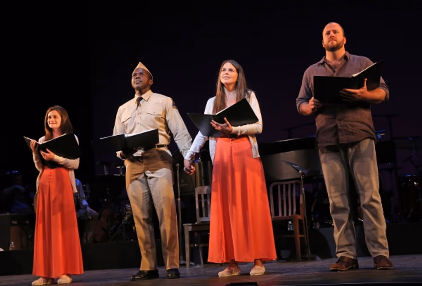 Photo Flash: First Look at Sutton Foster, Joshua Henry, Van Hughes and More in VIOLET for Encores! Off-Center! Image