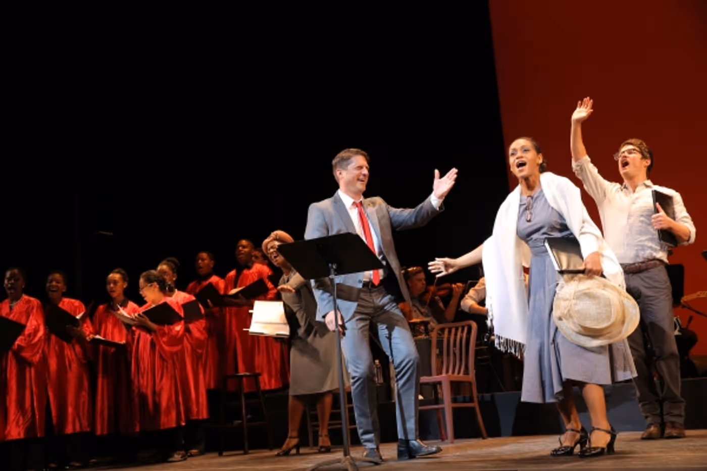 Photo Flash: First Look at Sutton Foster, Joshua Henry, Van Hughes and More in VIOLET for Encores! Off-Center! Image