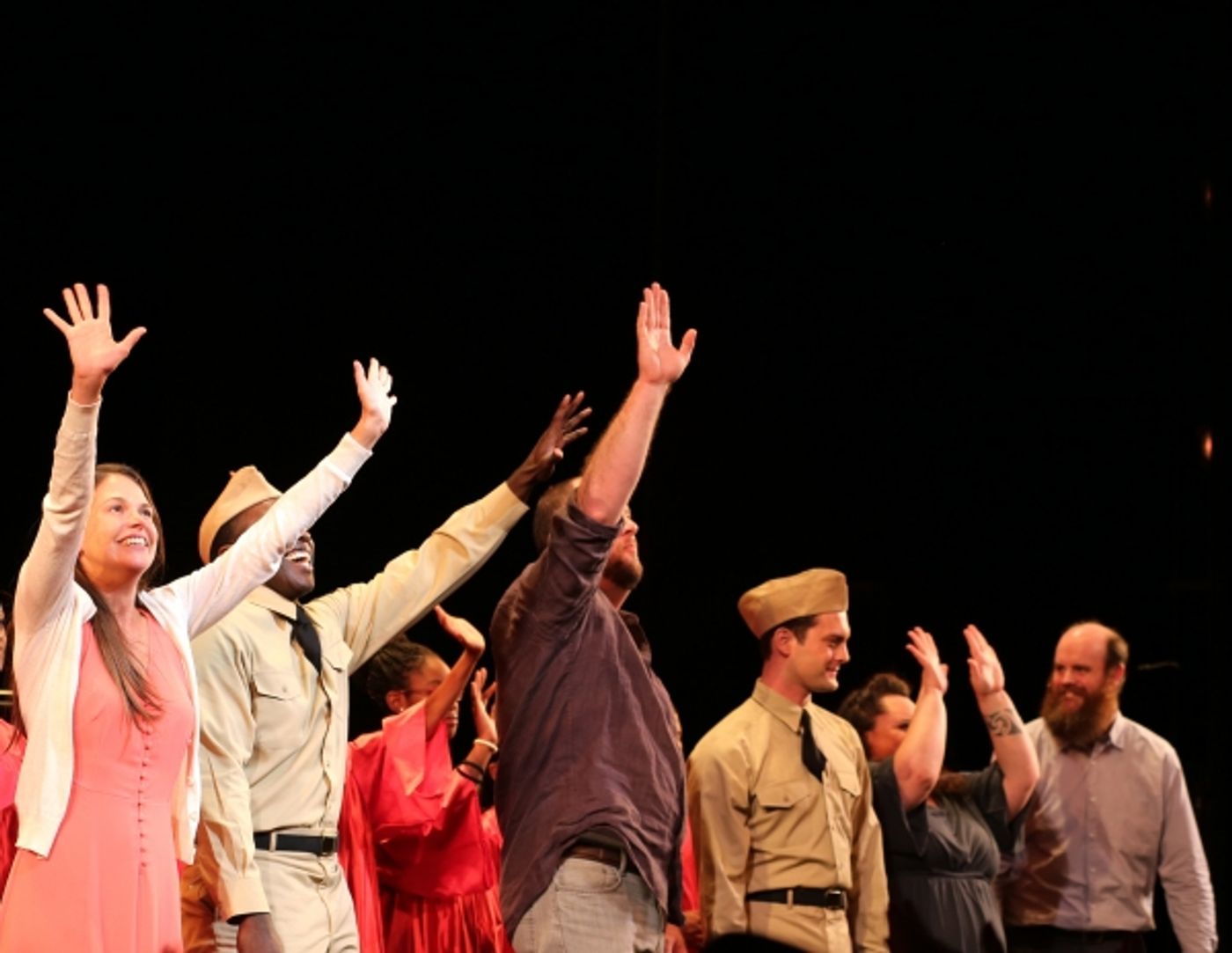 Photo Coverage: Sutton Foster & VIOLET Cast Take a Bow at Encores! Image