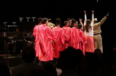 Gospel choir, Songs of Solomon, Sutton Foster and Joshua Henry Photo