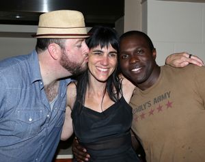 Chris Sullivan, Leigh Silverman and Joshua Henry Photo