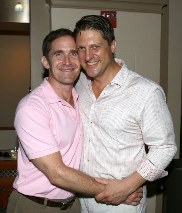 Kevin Burrows and Christopher Sieber Photo