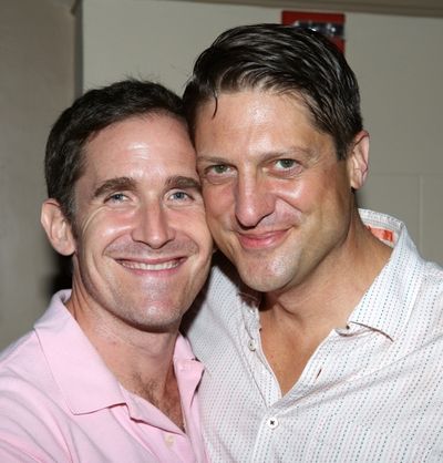 Kevin Burrows and Christopher Sieber Photo