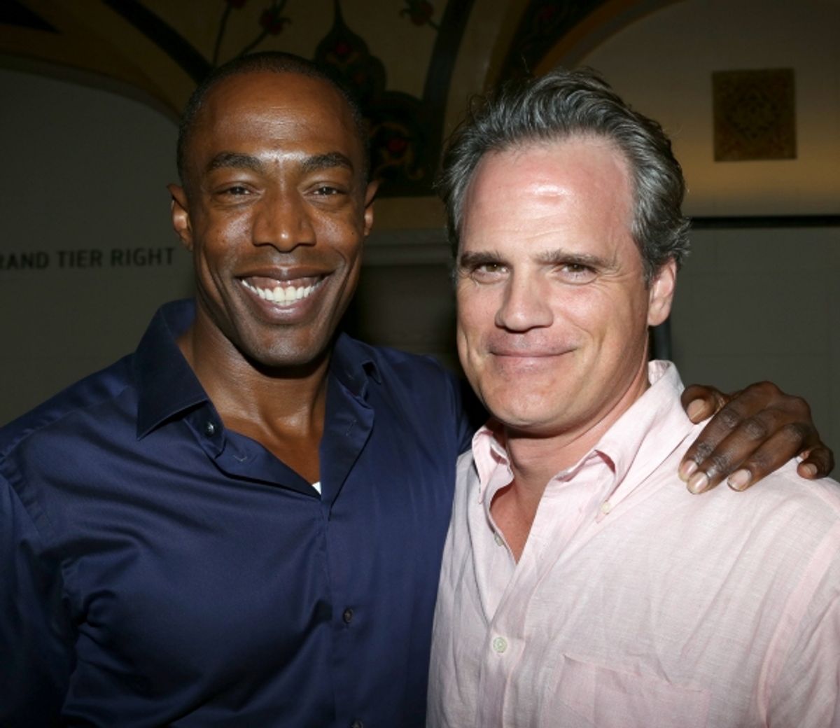 Michael McElroy and Michael Park at 