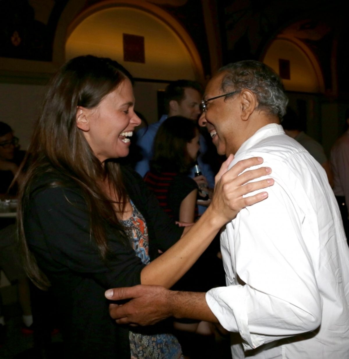 Sutton Foster and George C. Wolfe at 