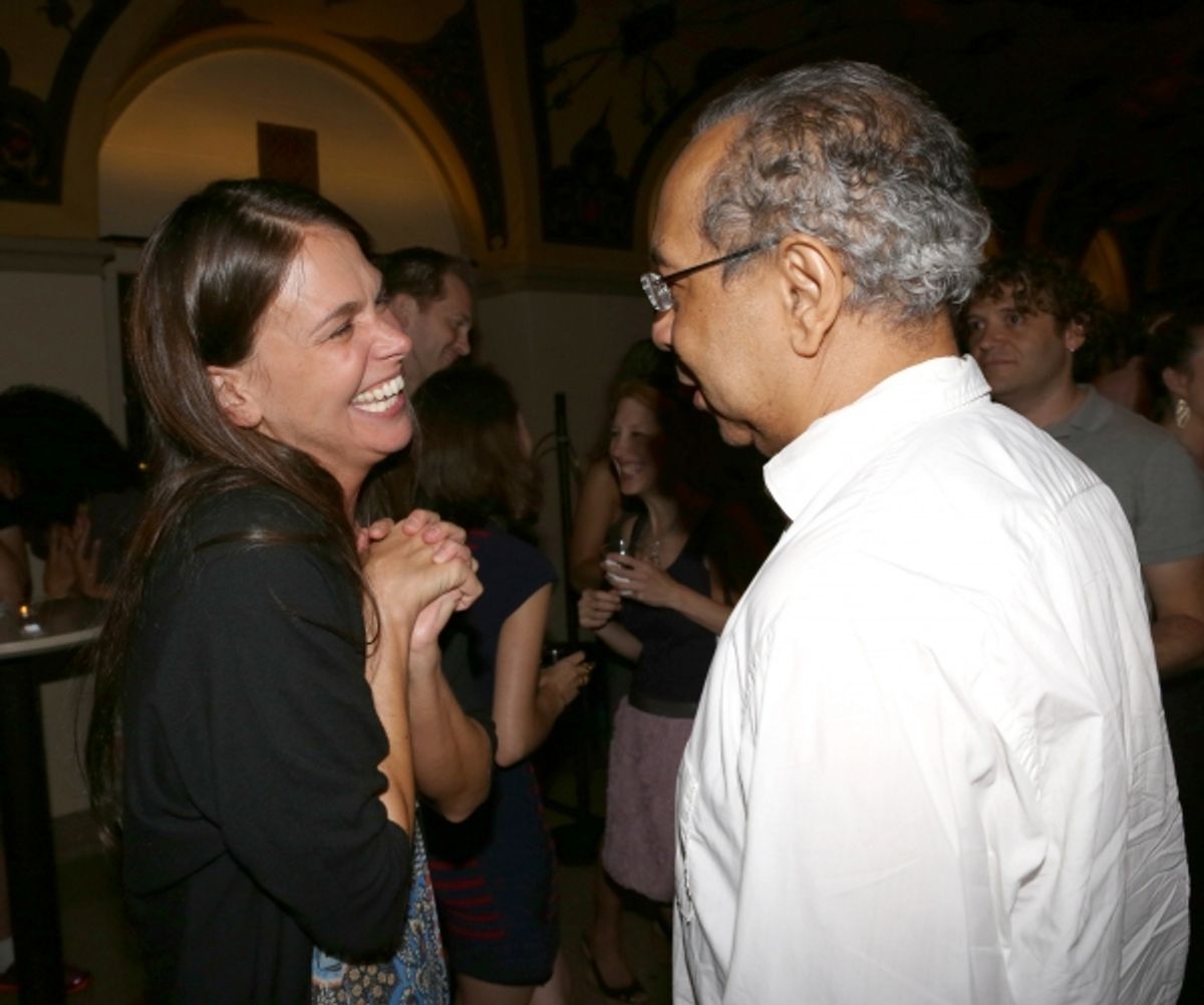 Sutton Foster and George C. Wolfe at 