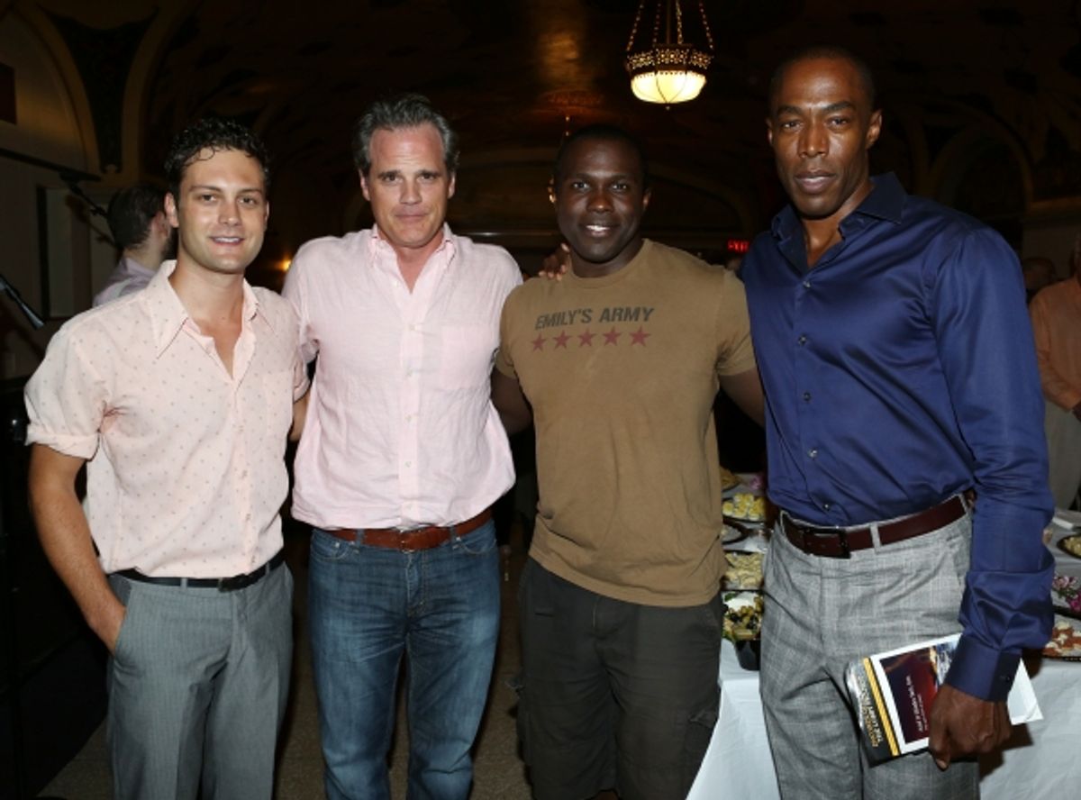  Van Hughes, Michael Park, Joshua Henry and Michael McElroy at 