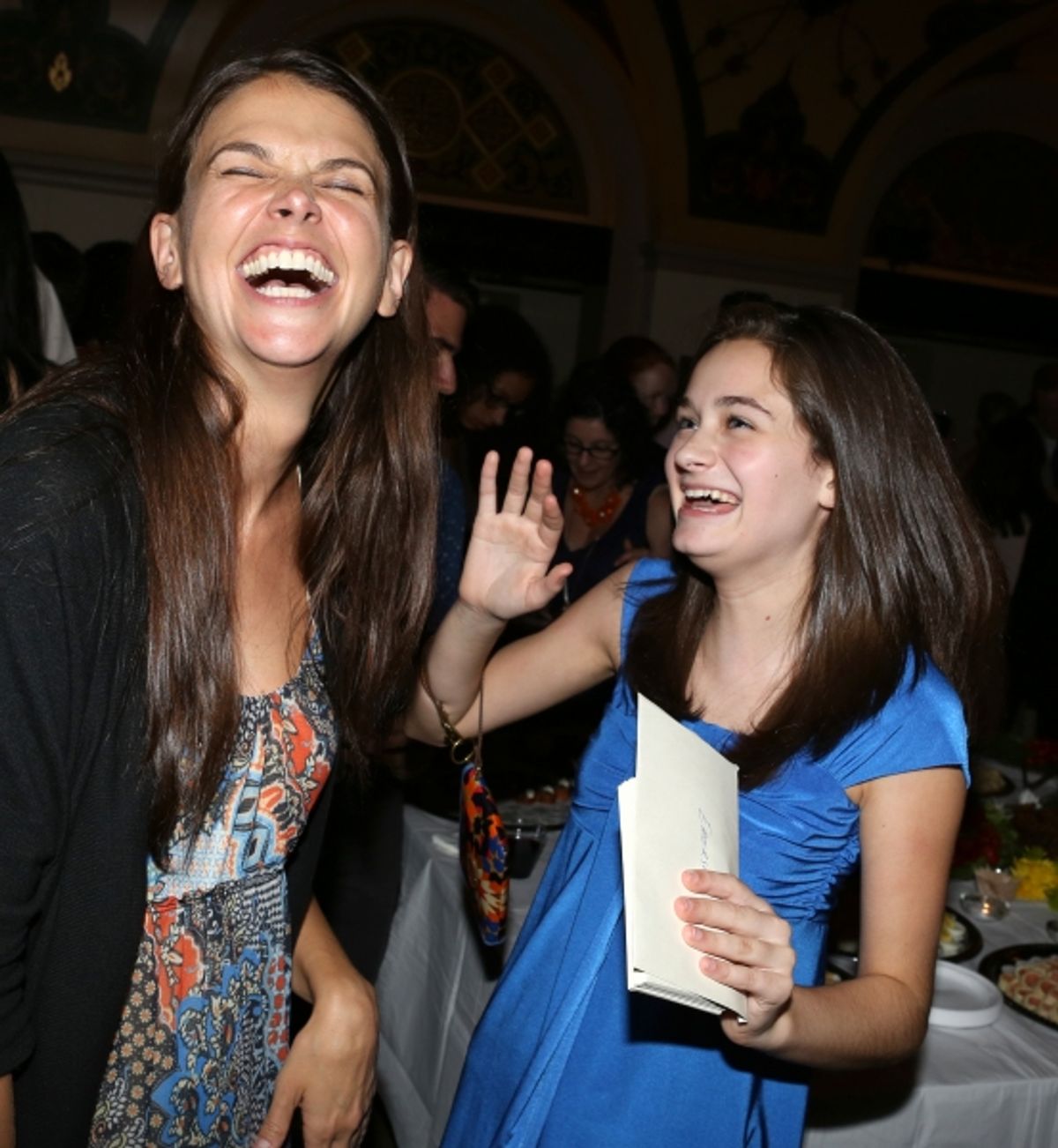 Sutton Foster and Emerson Steele at 