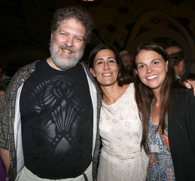 Brian Crawley, Jeanine Tesori and Sutton Foster  Photo