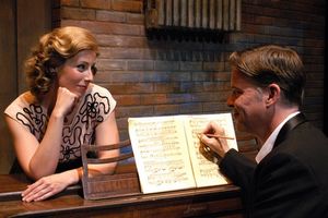 Lauren Shealy (Georgia Hendricks) and Jeffrey Roark (Aaron Fox) Photo