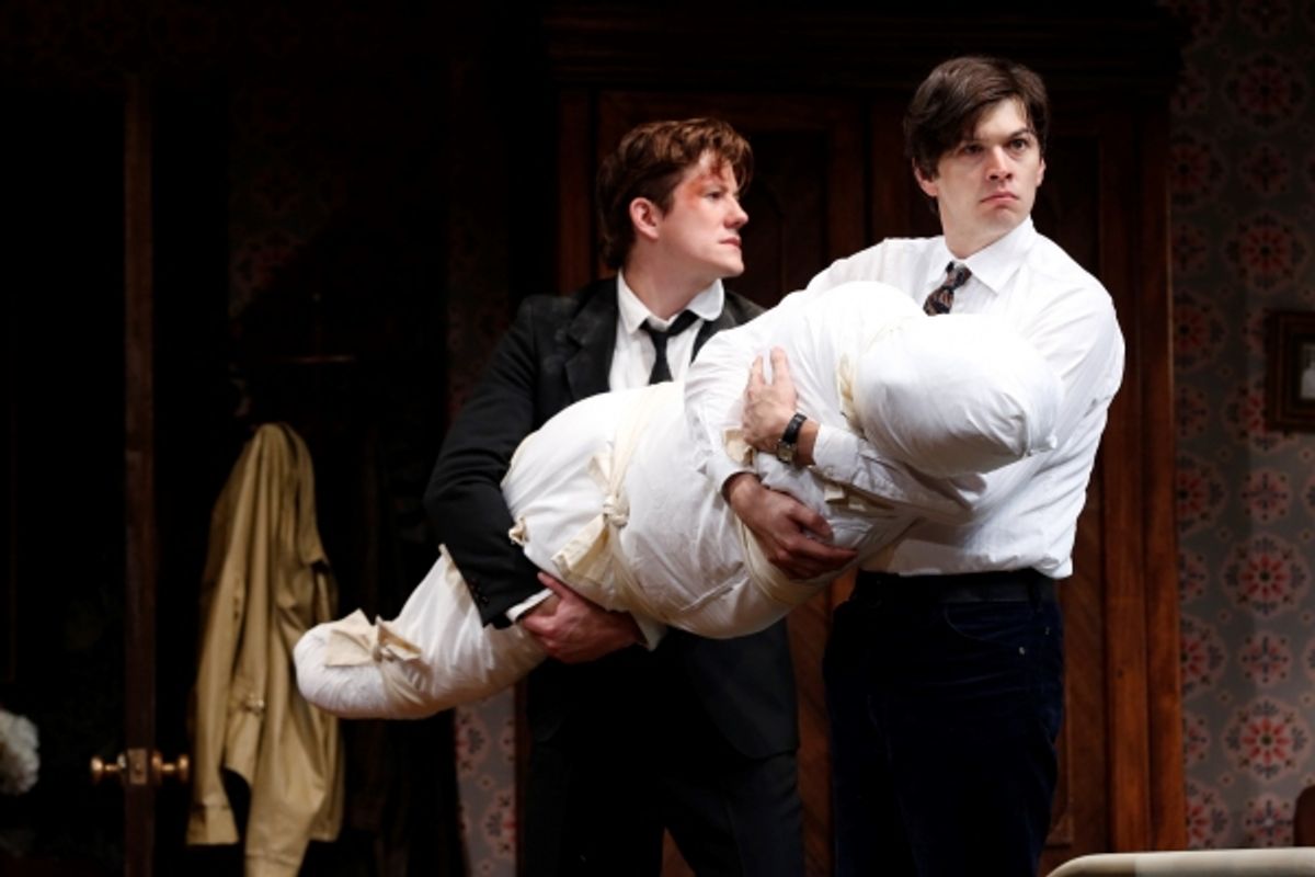 Zach Wegner and Devin Norik at 