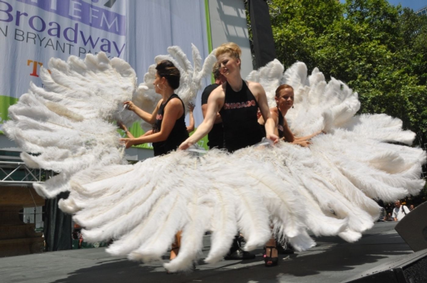Photo Coverage: CHICAGO, THE PHANTOM OF THE OPERA,  F#%KING UP EVERYTHING & SISTAS Visit Broadway In Bryant Park!  Image