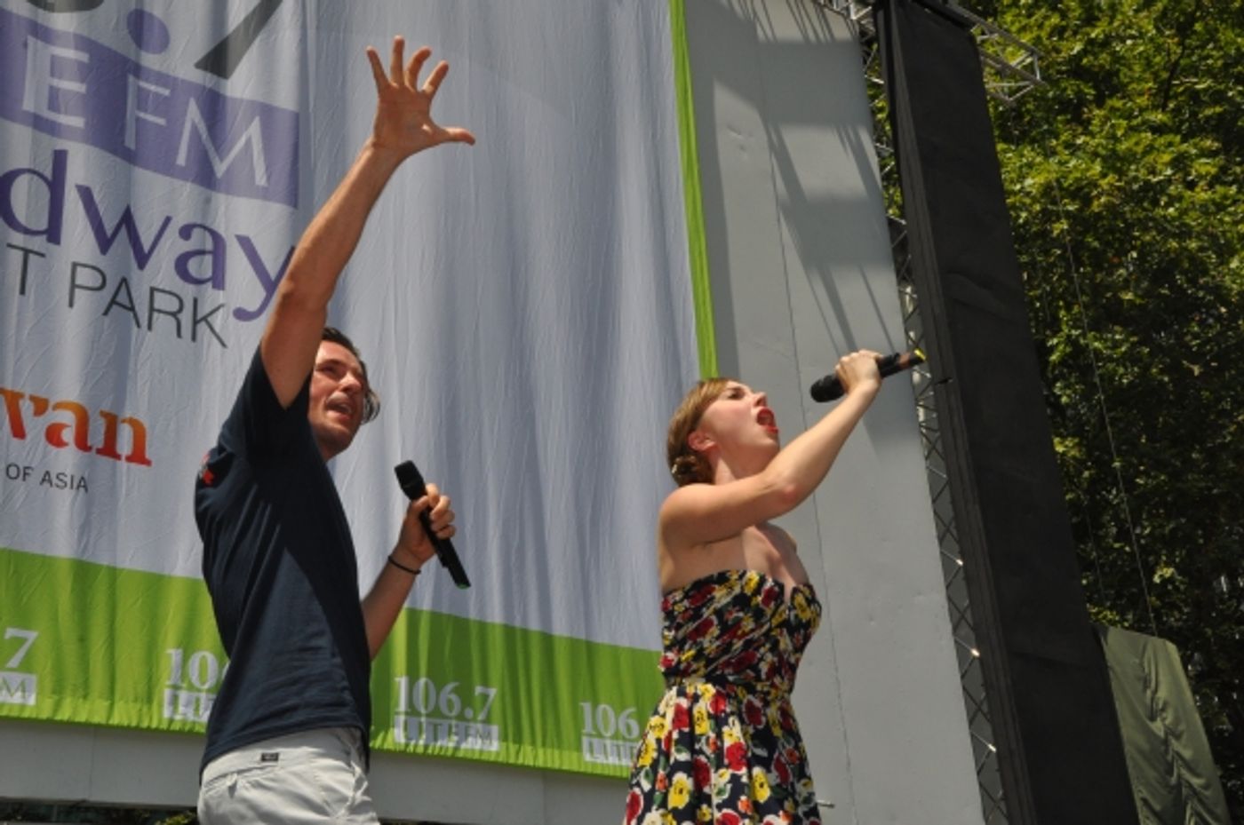 Photo Coverage: CHICAGO, THE PHANTOM OF THE OPERA,  F#%KING UP EVERYTHING & SISTAS Visit Broadway In Bryant Park!  Image