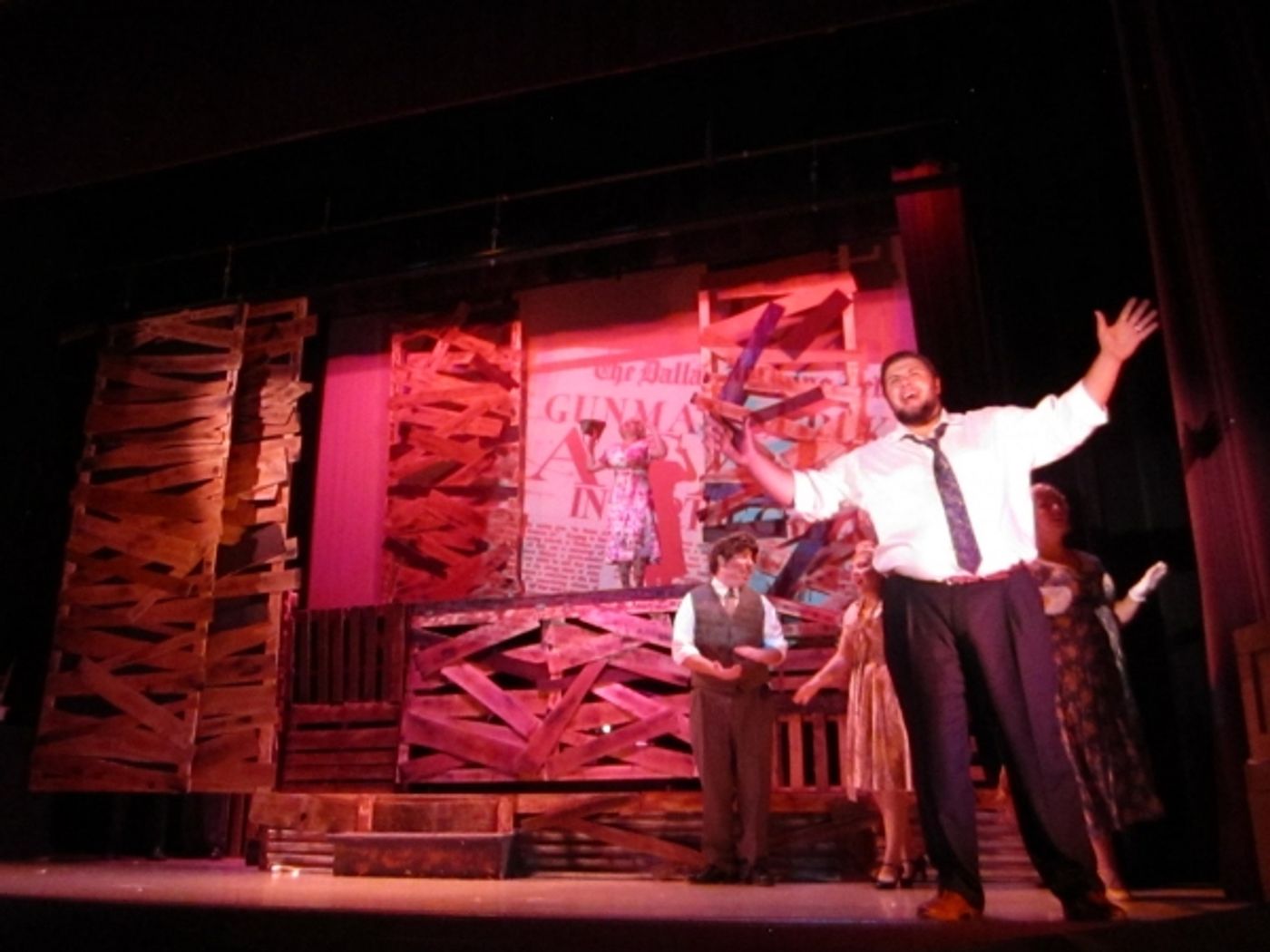 Photo Flash: First Look at Michael Schluter, Noelle Pedersen and More in Up in Lights' BONNIE & CLYDE  Image